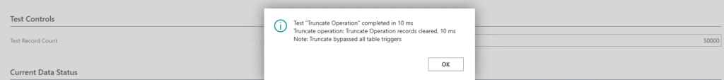 Record.Truncate() vs DeleteAll() in Business Central — Real Performance Results 12
