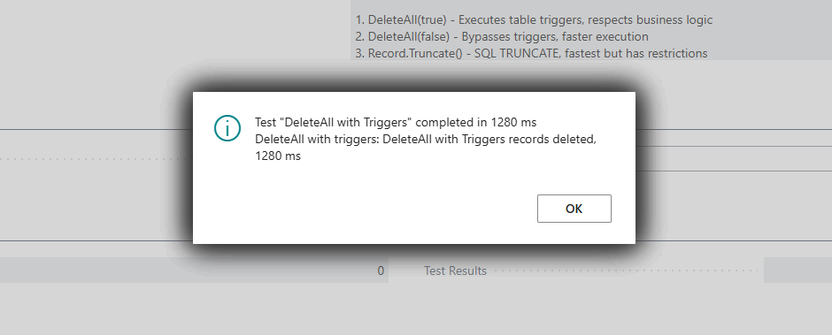 Record.Truncate() vs DeleteAll() in Business Central — Real Performance Results 5