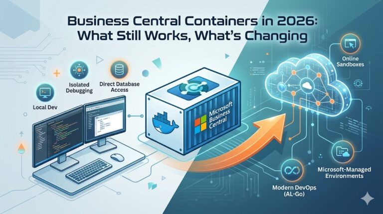 Business Central Containers in 2026: What Still Works, What’s Changing